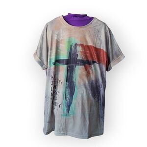 Micah 6:8 Unisex Cross Graphic Tee Shirt